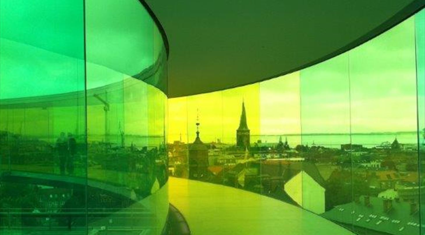 Rainbow Panorama på toppen af Aarhus Kunstmuseum